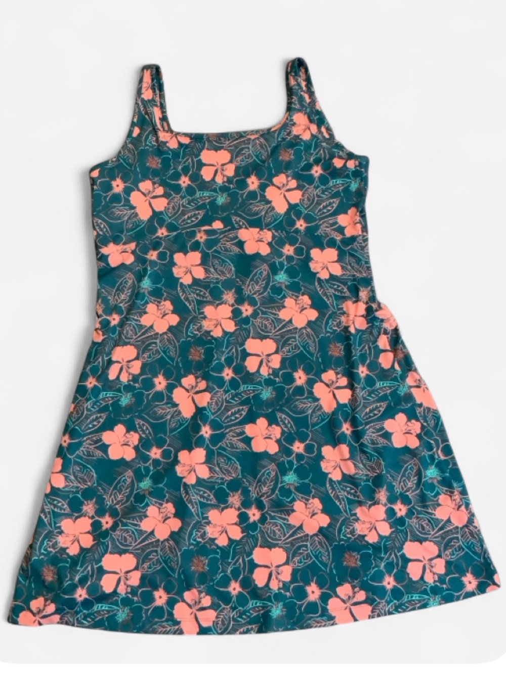 Columbia Floral Tank Active Midi Dress Women's XL